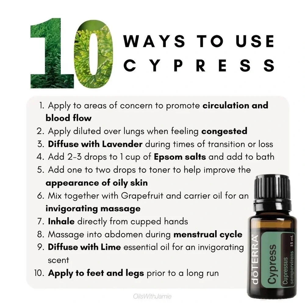 Cypress Essential Oil — DoTERRA, 15ml - Picture 10 of 15